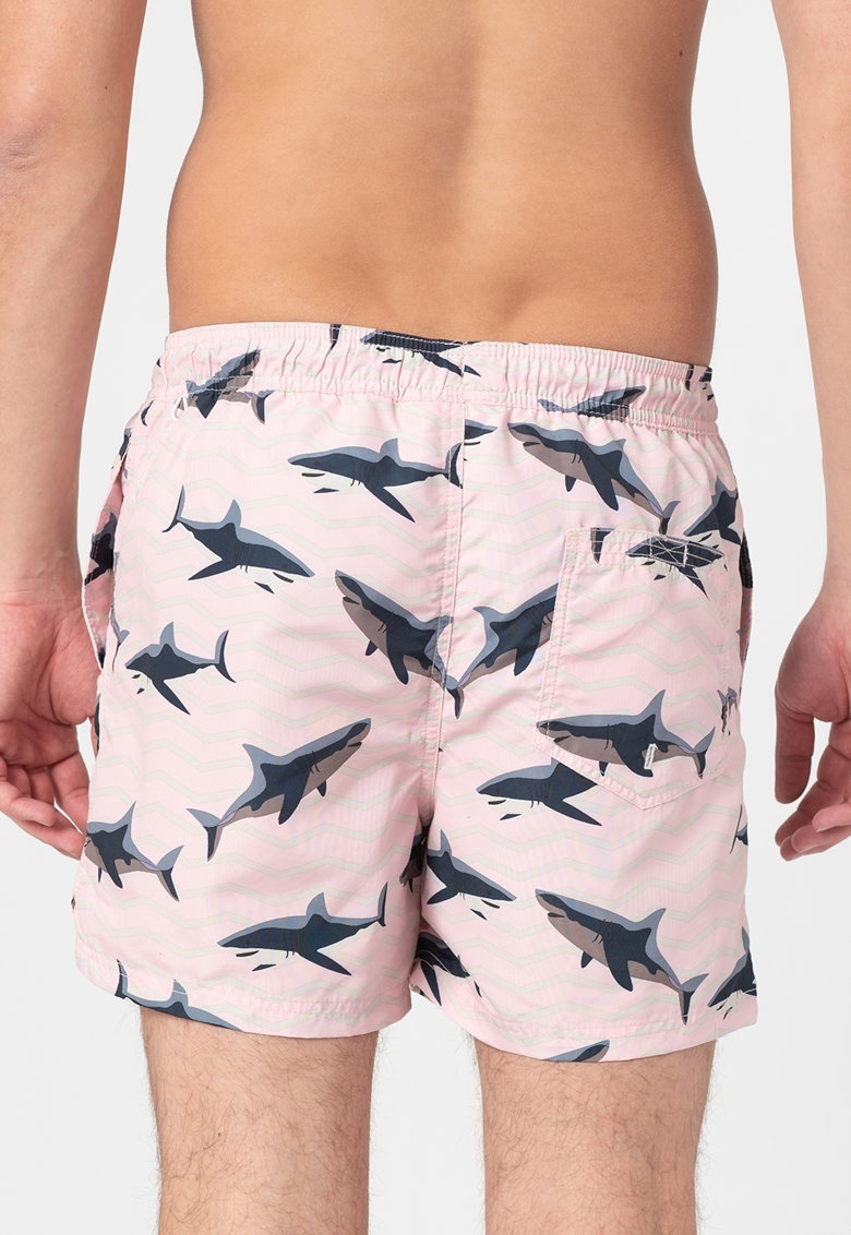 Плавальні шорти JJIBALI JJSWIMSHORTS AKM SEA ANIMALS 12184799 Pink Dogwood Jack & Jones L Розовий — фото 5