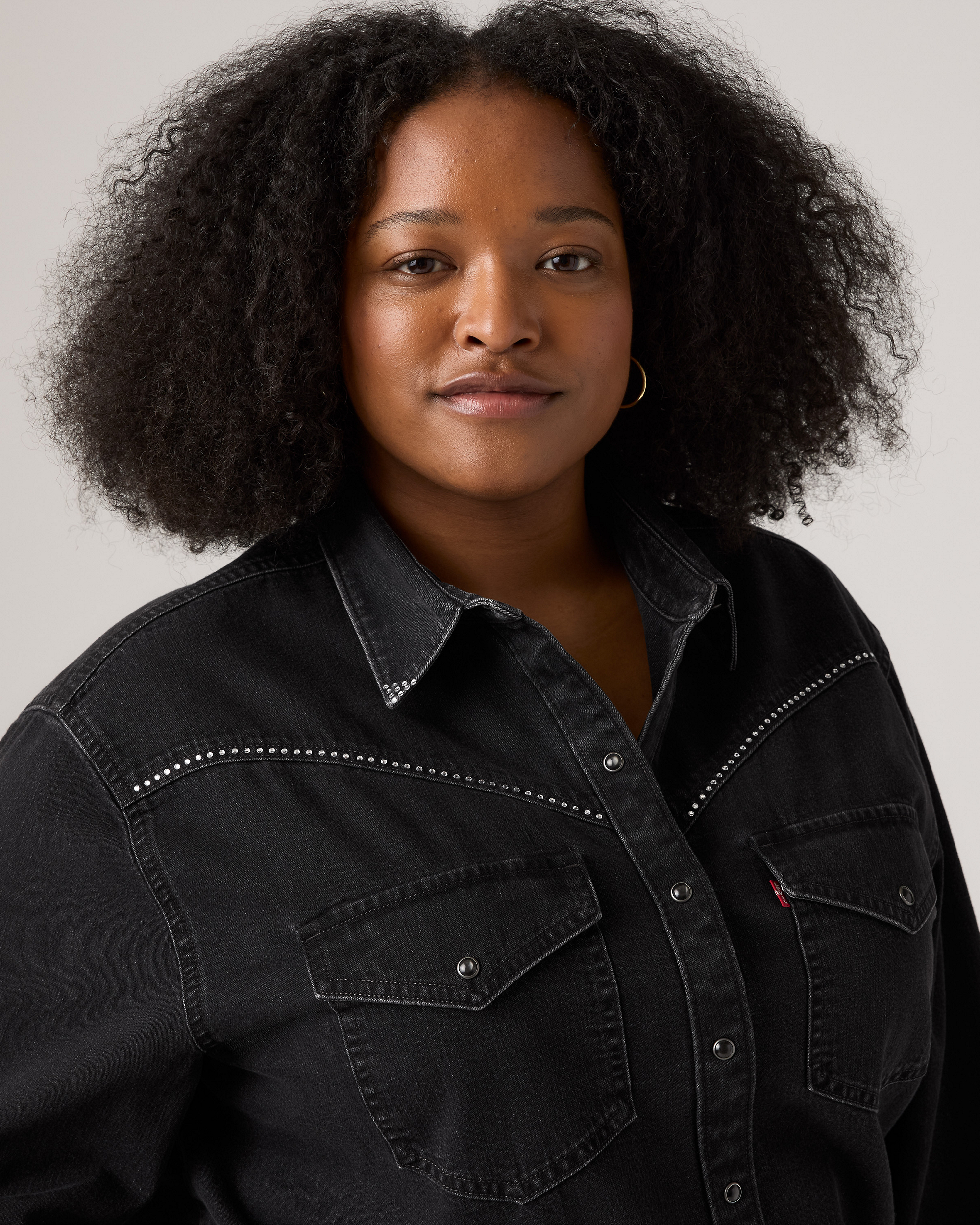 Жіноча джинсова сорочка Levi's зі стразами 1159856491 — фото 8