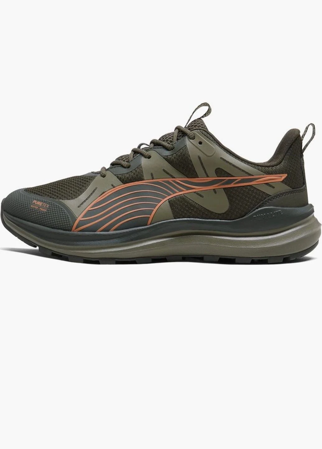 Кросівки унісекс Puma Reflect Lite Trail Ptx Running Shoes Olive (310095-04) — фото 1