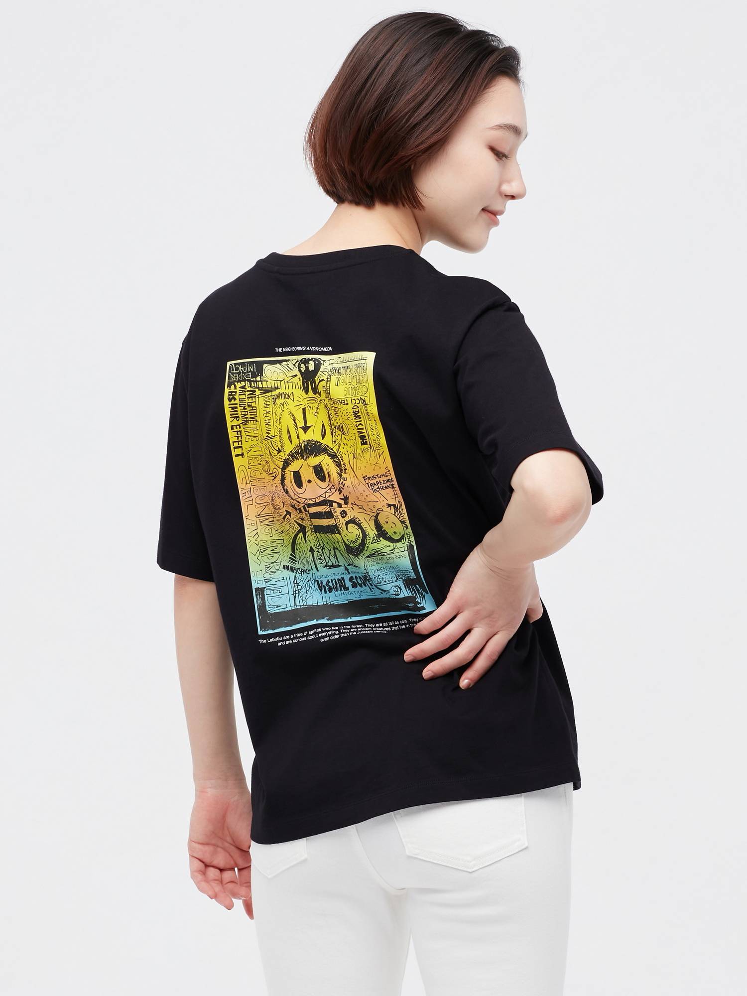 Футболка з принтом Labubu POP MART UT UNIQLO 1159855707 — фото 1
