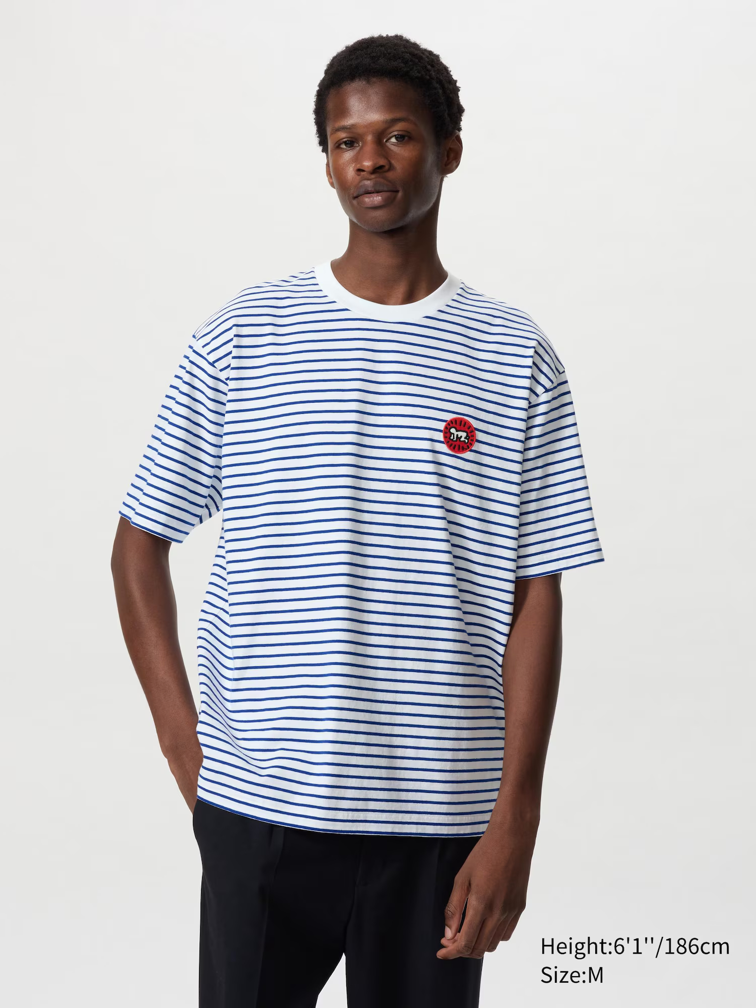 Футболка Keith Haring UNIQLO в смужку 1159856579 — фото 6