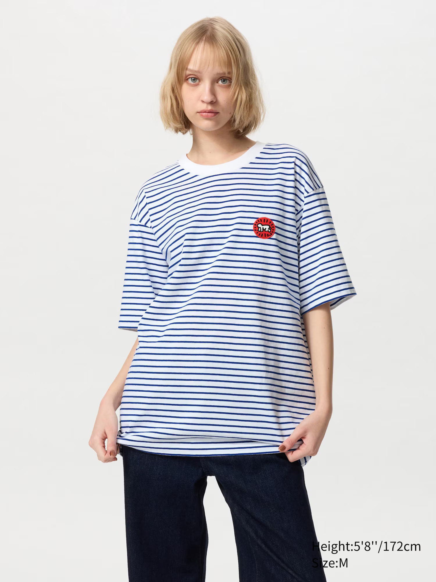 Футболка Keith Haring UNIQLO в смужку 1159856579 — фото 7