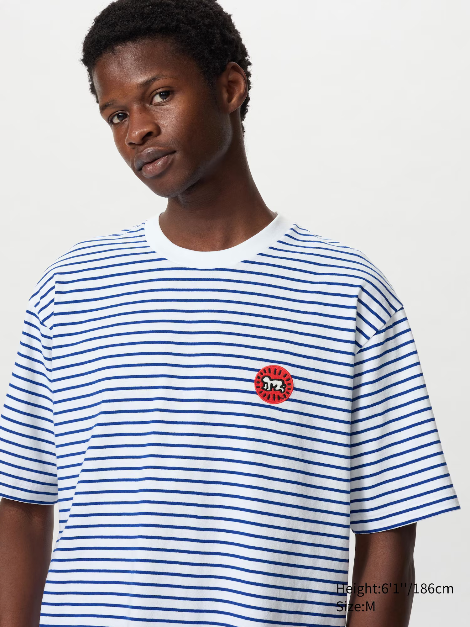 Футболка Keith Haring UNIQLO в смужку 1159856579 — фото 8