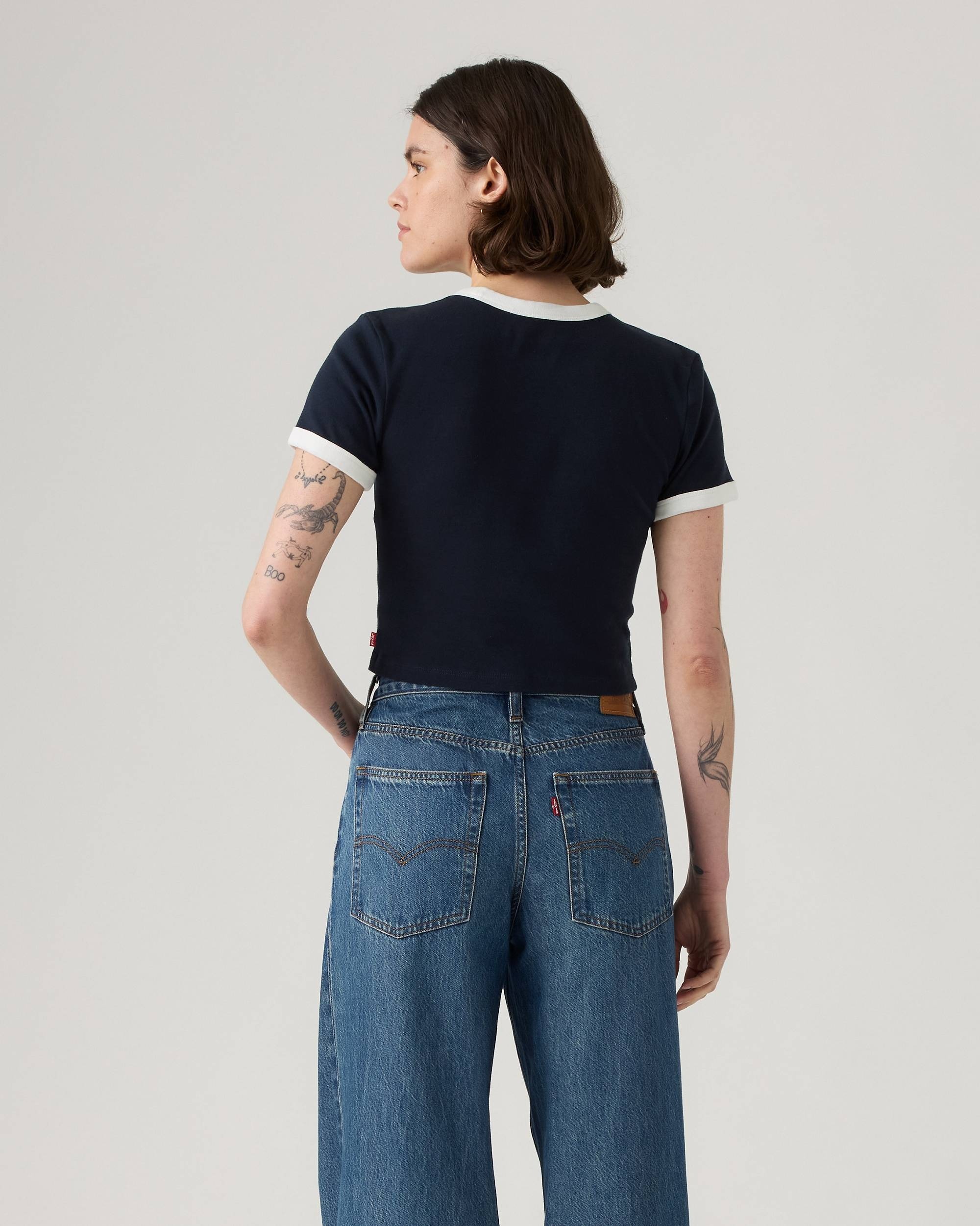 Жіноча укорочена футболка Levi's 1159857528 — фото 3