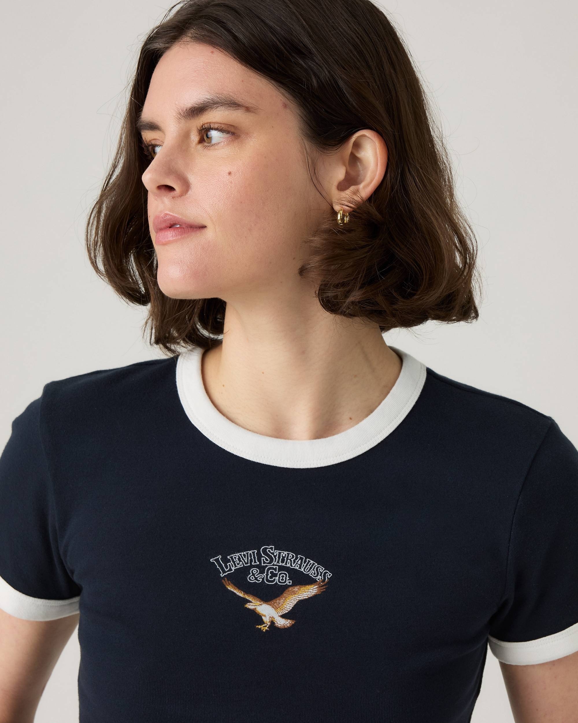 Жіноча укорочена футболка Levi's 1159857528 — фото 4
