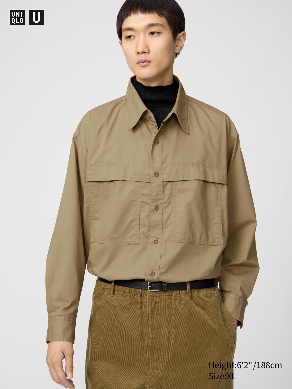 Легка куртка-сорочка Uniqlo на гудзиках 1159852570 — фото 1