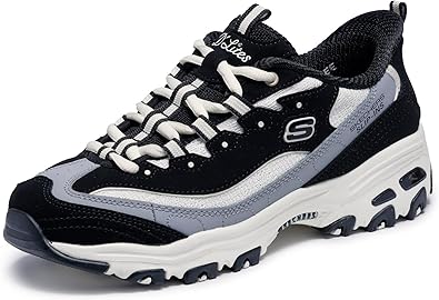 Кросівки Skechers D Lites Smooth Nostalgia Black White — фото 1