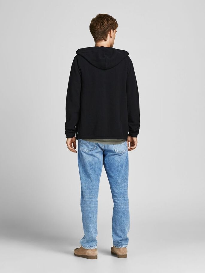 Пуловер JJEHILL KNIT CARDIGAN NOOS 12190154-Black Jack & Jones S Чорний — фото 5