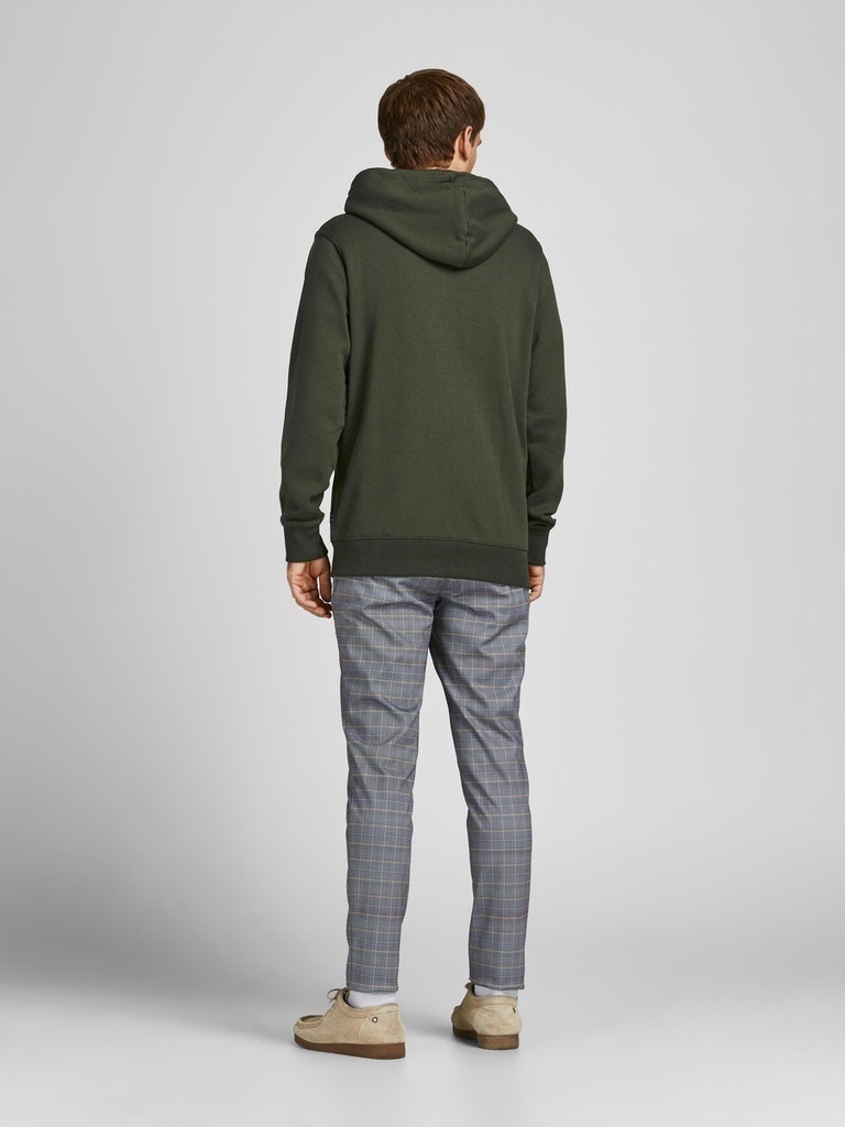 Толстовка JJESOFT BASIC SWEAT ZIP HOOD NOOS 12191895-Forest Night-Fit:REG FIT Jack & Jones XXL Зелений — фото 5