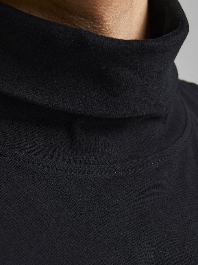 Светр JJERILEY TEE LS ROLL NECK SN 12190713-Black Jack & Jones XXL Чорний — фото 5