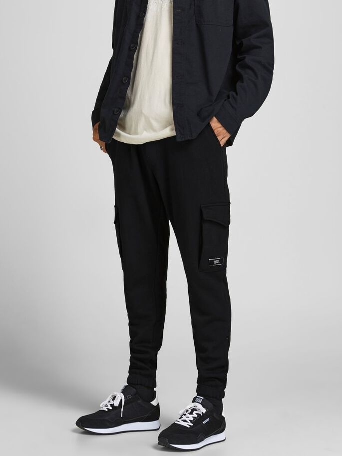 Спортивні штани JPSTGORDON JJCLASSIC SWEAT PANT VG NOOS 12195583-Black Jack & Jones S Чорний — фото 3