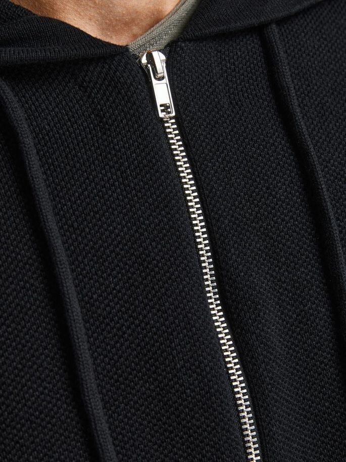 Пуловер JJEHILL KNIT CARDIGAN NOOS 12190154-Black Jack & Jones S Чорний — фото 6