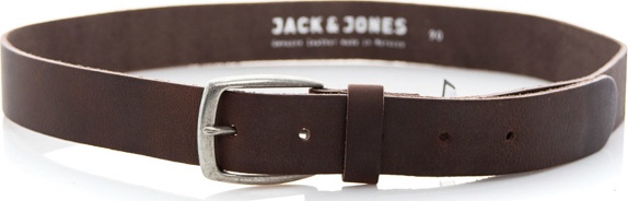 Ремінь JACMICHIGAN LTN LEATHER BELT 12192623-Brown Stone Jack & Jones 95 Темно-коричневий — фото 4