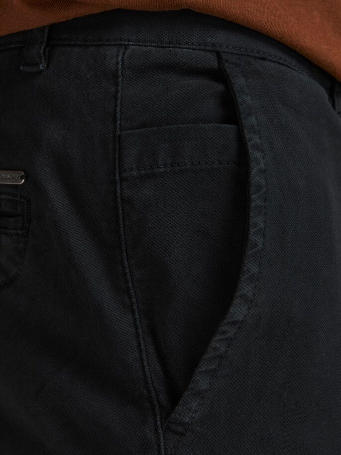 Штани JPSTMARCO JJFRED AMA CAVIAR 12193816-Caviar Jack & Jones 29/32 Чорний — фото 5