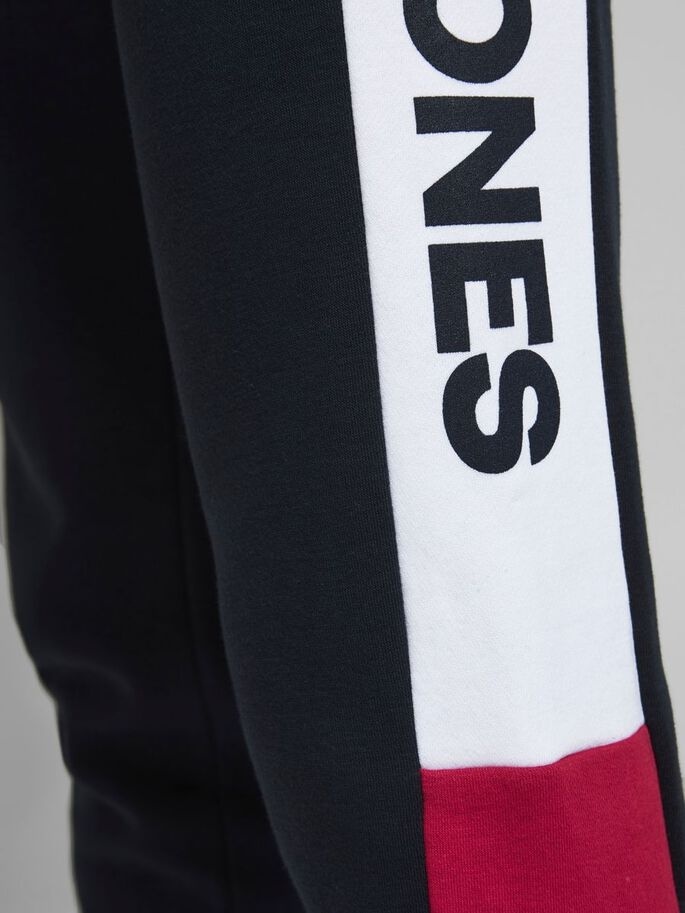 Спортивні штани JJIWILL LOGO JJBLOCKING SWEAT P. VG NOOS 12197199 Navy Blazer Jack & Jones L Темно-синій — фото 5