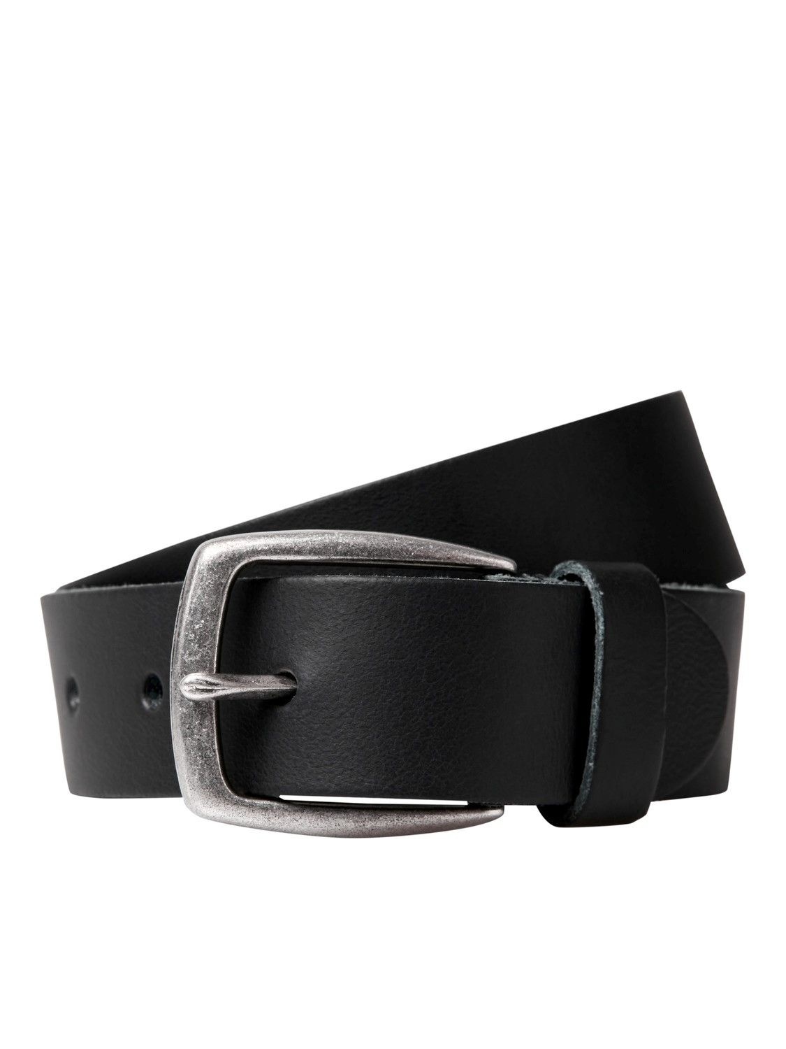 Ремінь JACMICHIGAN LTN LEATHER BELT 12192623-Black Jack & Jones 95 Чорний — фото 2