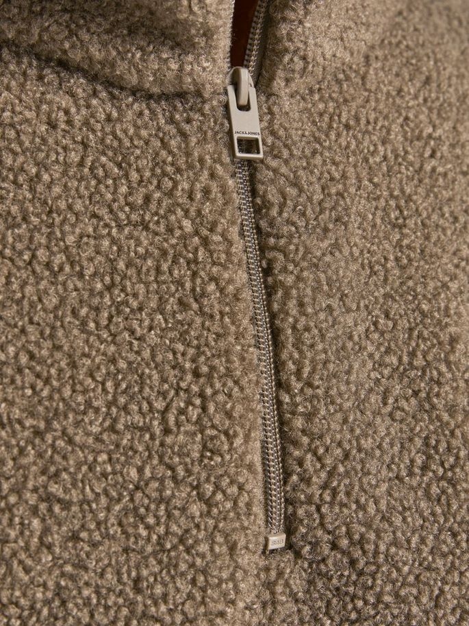 Толстовка JORMACAN SWEAT HOOD 12200198-Malt Ball-Fit:OVERSIZE/CUT Jack & Jones L Бежевий — фото 5