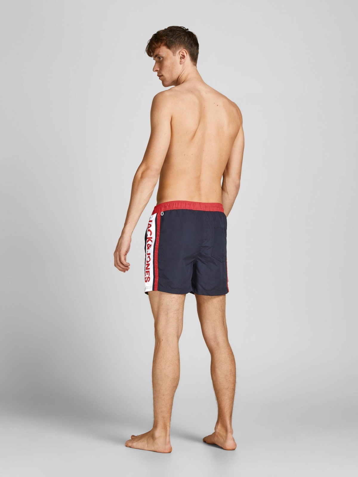 Шорти плавальні JPSTCRETE JJSWIM AKM TAPE SN 12204009-Navy Blazer Jack & Jones XXL Темно-синій — фото 7