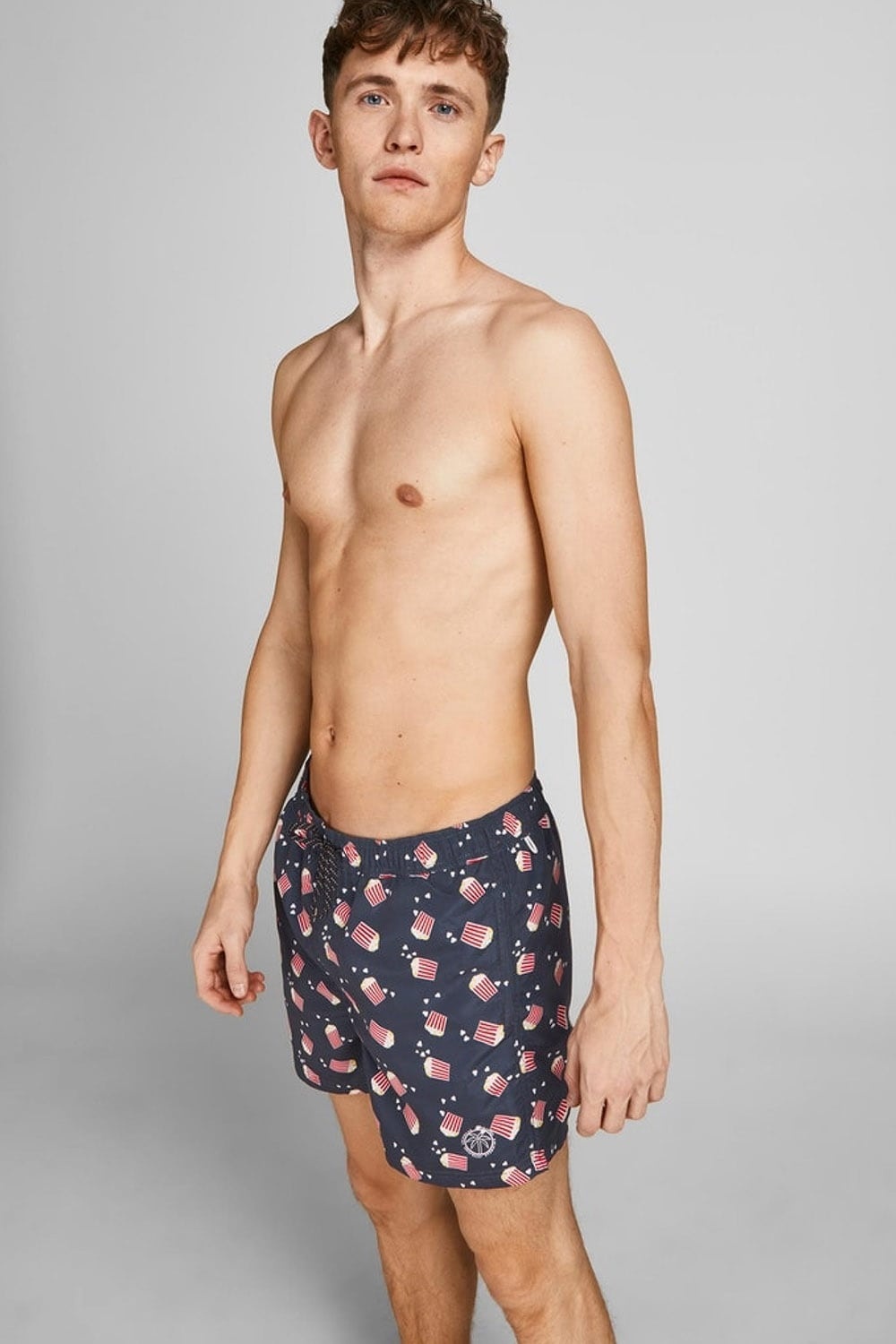 Шорти плавальні JPSTCRETE JJSWIM AKM FOOD 12203822-Navy Blazer Jack &amp; Jones XXL Темно-синій — фото 3
