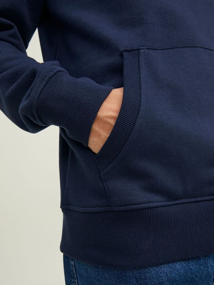 Худі JJSTAMP SWEAT HOOD 12211551-Navy Blazer Jack & Jones XXL Темно-синій — фото 5