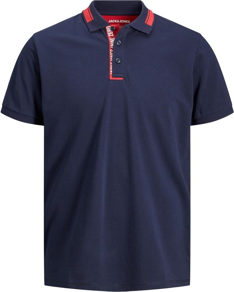 Поло JJCUT POLO SS 12200444-Navy Blazer-Fit:Standard fit Jack & Jones XXL Темно-синій — фото 3