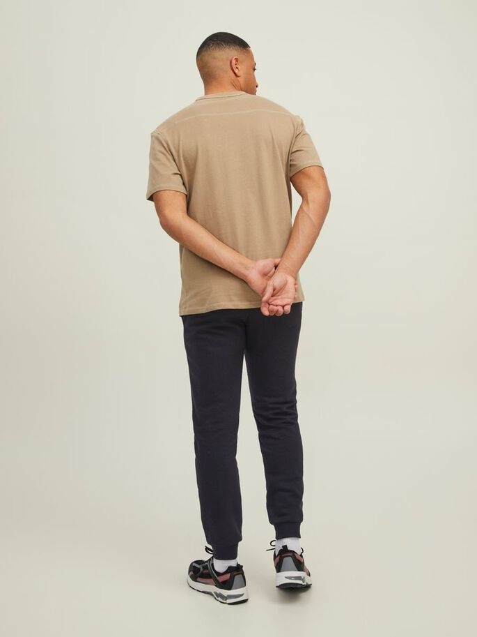 Штани JPSTGORDON JJJILOCK SWEAT PANTS IN 12213281-Black Jack & Jones M Чорний — фото 4