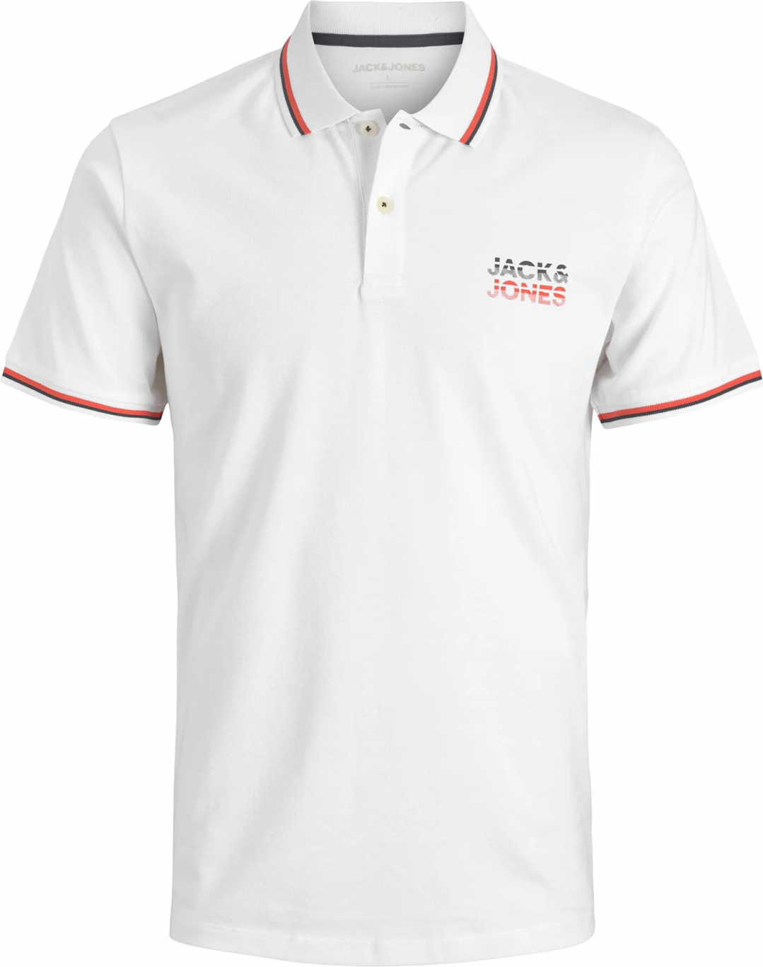 Поло JJATLAS POLO SS 12221012-White Jack & Jones XXL Білий — фото 3