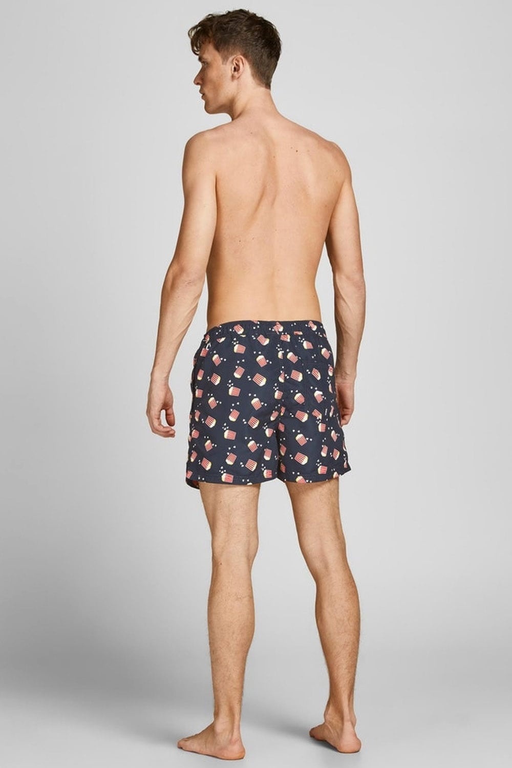 Шорти плавальні JPSTCRETE JJSWIM AKM FOOD 12203822-Navy Blazer Jack &amp; Jones XXL Темно-синій — фото 5