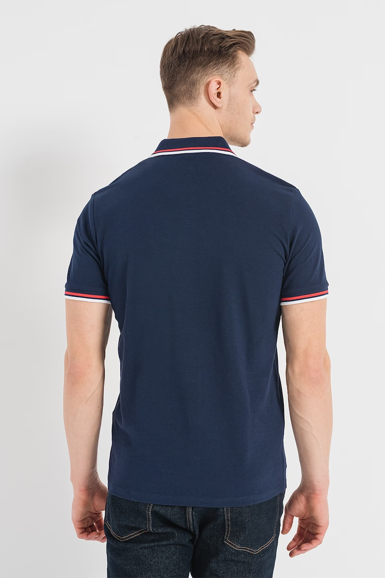 Поло JJATLAS POLO SS 12221012-Navy Blazer Jack & Jones L Темно-синій — фото 5