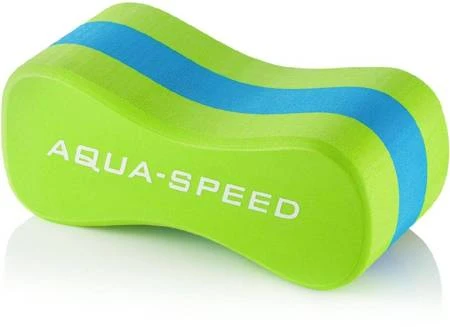 Колобашка для плавання Aqua Speed JUNIOR 3 LAYESR PULLBUOY 7308 зелений, блакитний Уні 20x8x10cм — фото 1