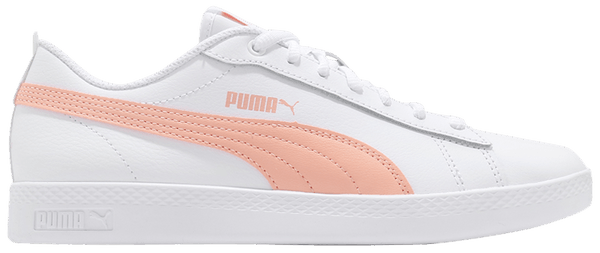 Кросівки жіночі Puma Smash v2 L White Apricot Blush — фото 1