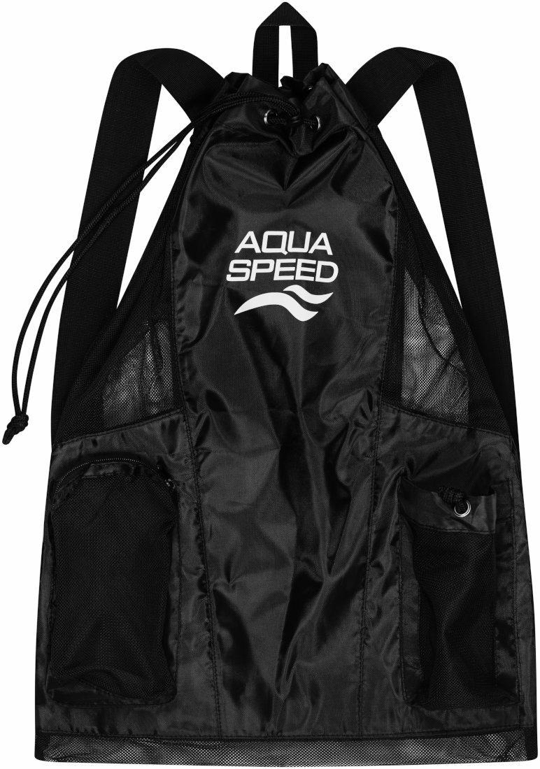 Сумка сітчаста Aqua Speed GEAR BAG 9303 чорний Уні 48х64см — фото 1