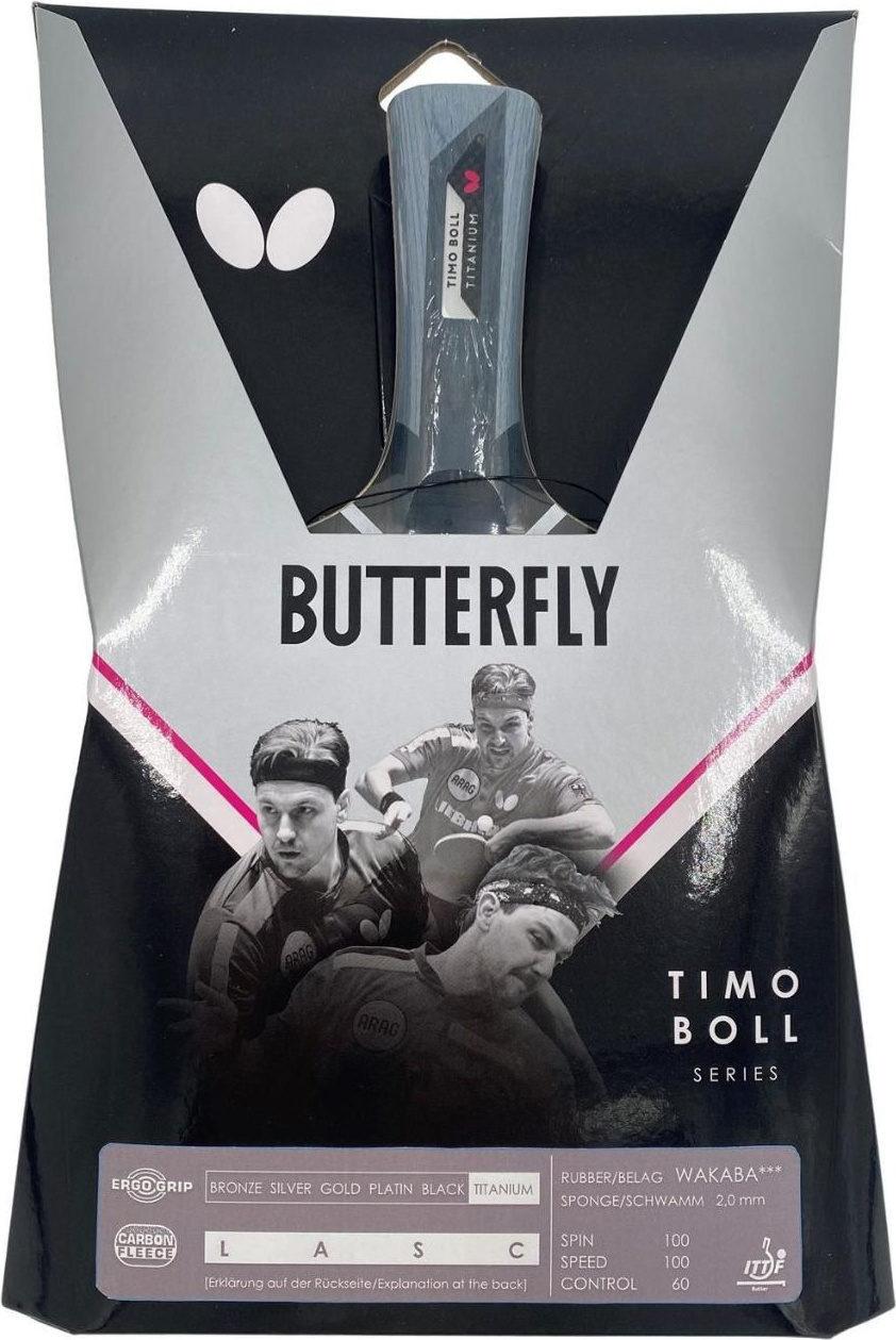 Ракетка для настільного тенісу Butterfly Timo Boll Titanium SUN/25726 — фото 3