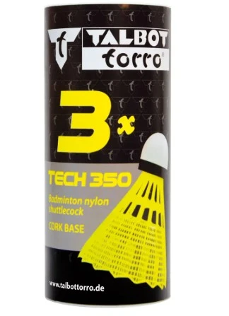 Волани Talbot Tech 350 Shuttle yellow, FAST 3шт. (479111) — фото 3
