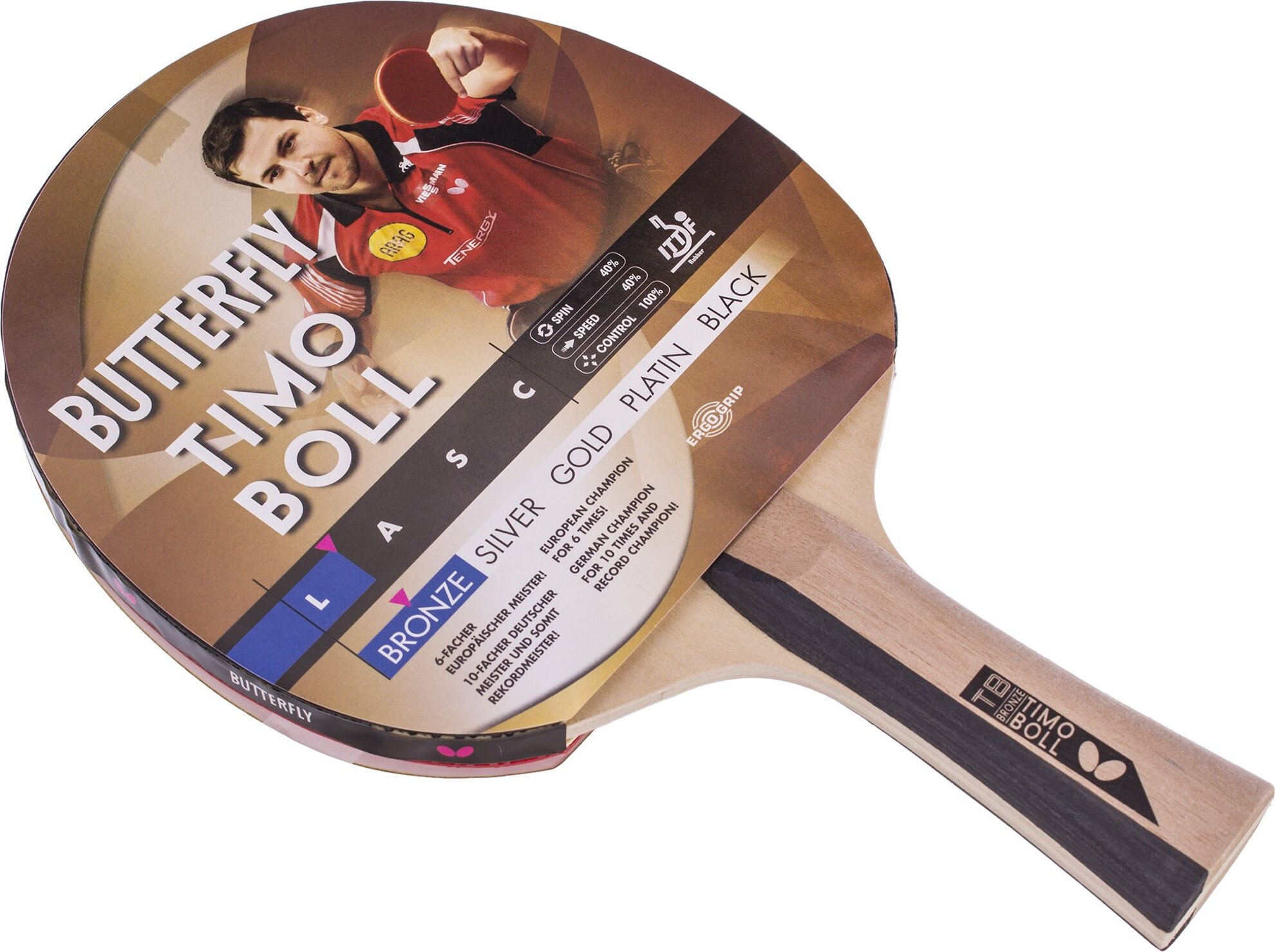 Ракетка для настільного тенісу Butterfly Timo Boll BRONZE — фото 3
