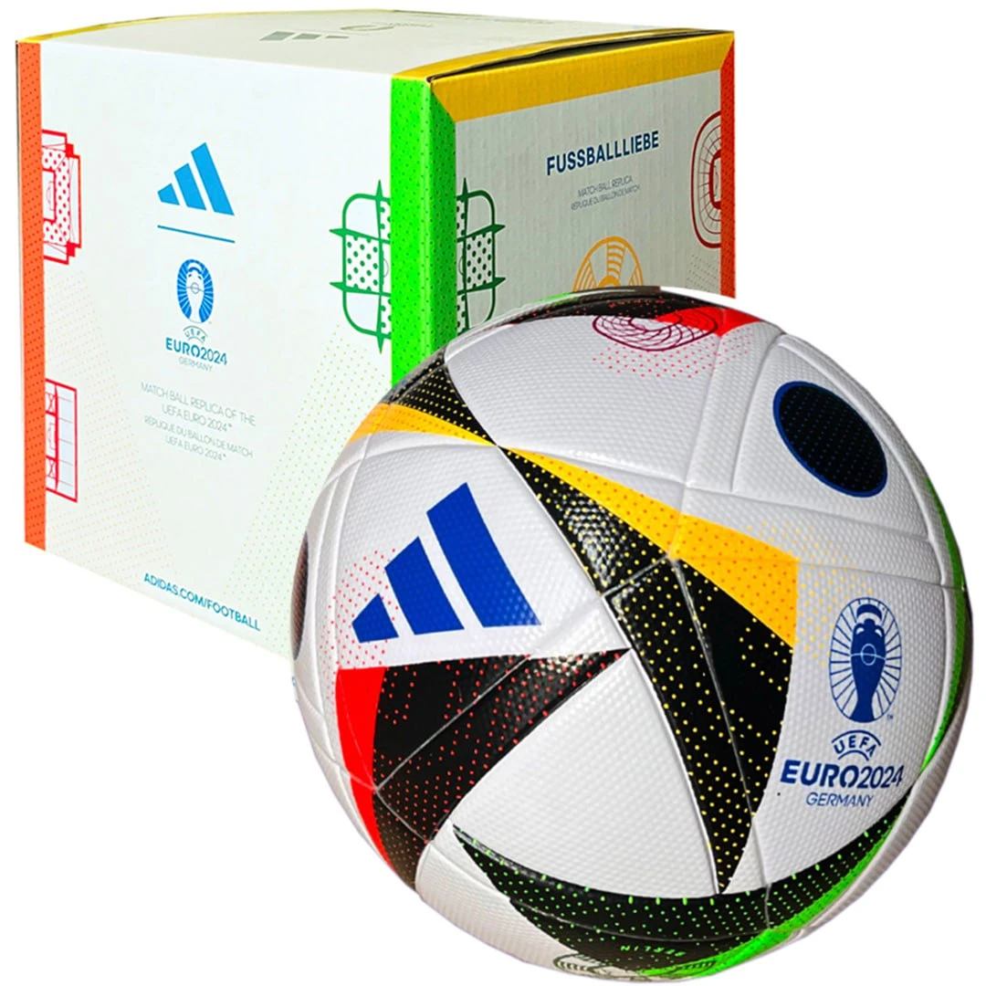 Футбольний м'яч Adidas Fussballliebe Euro 2024 League Box IN9369, розмір №5 — фото 1