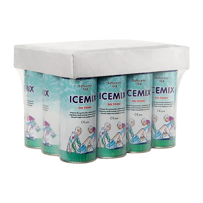 Охолоджуючий спрей "заморозка" спортивна ICEMIX "400мл. * 12 шт.(Польща) — фото 1