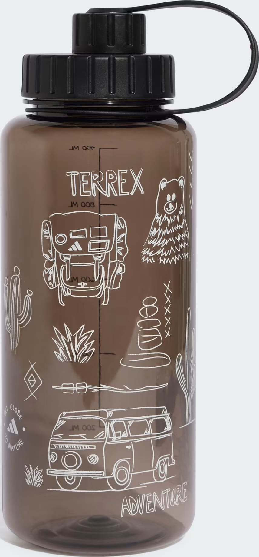 Пляшка Adidas TRIT BOTTLE 1L коричневий 1000 мл (JN4256) — фото 1