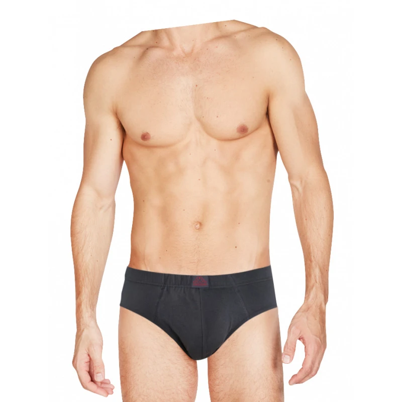 Труси сліп Kappa Slip Uomo Elastico Ric. c/etichetta Logo антрацит Чол M — фото 1
