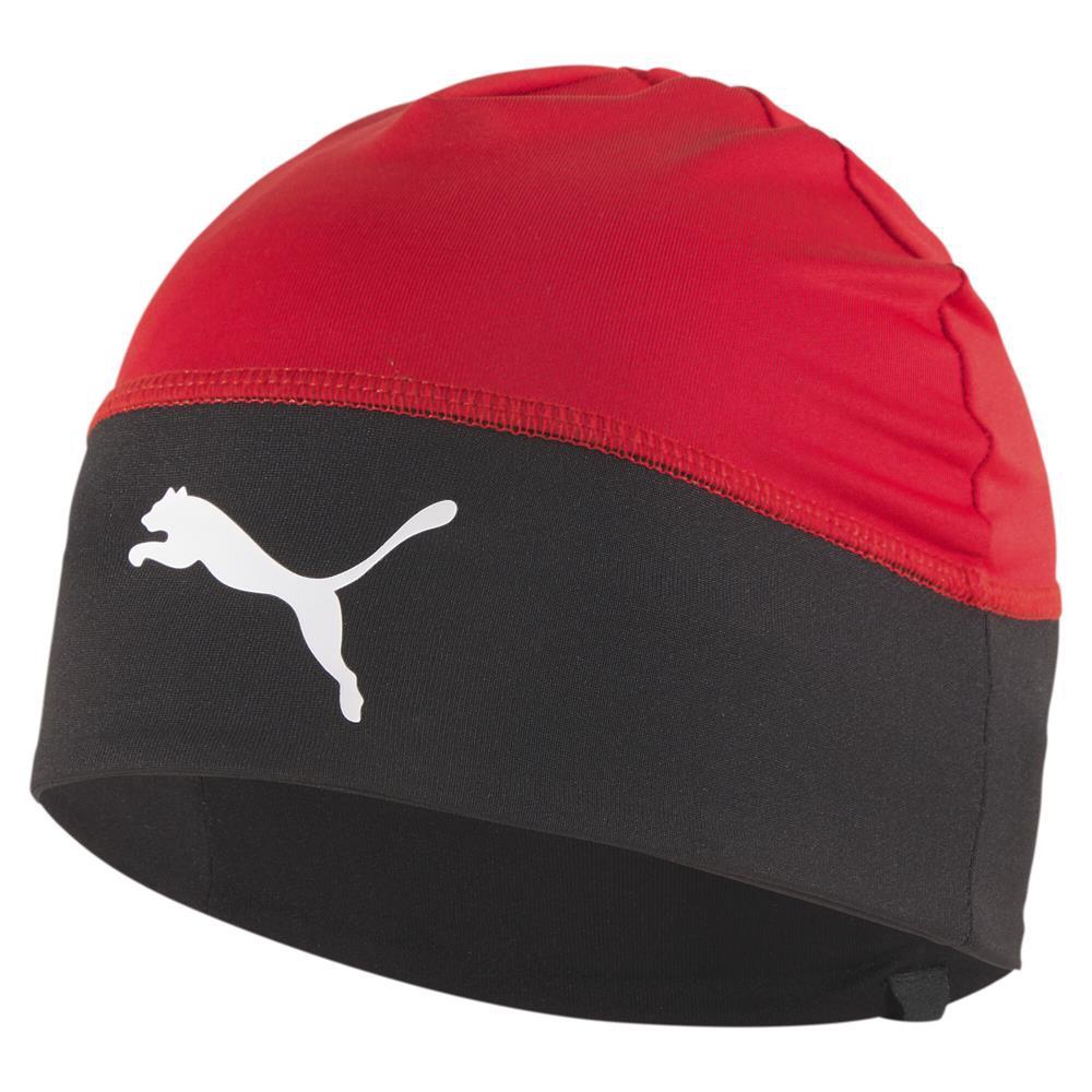 Шапка Puma teamLIGA Beanie Jr червоний, чорний OSFA (022786-01) — фото 1