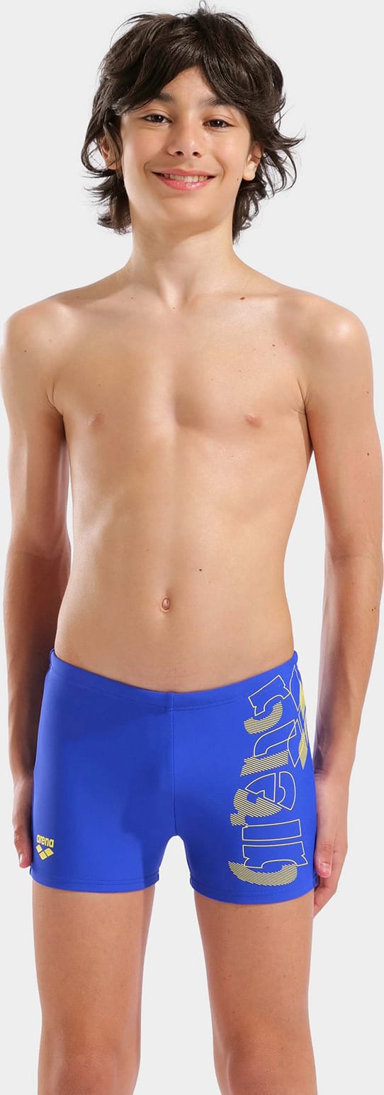 Плавки-шорти для хлопчиків Arena TALES SWIM SHORT синій, жовтий 116 см — фото 1