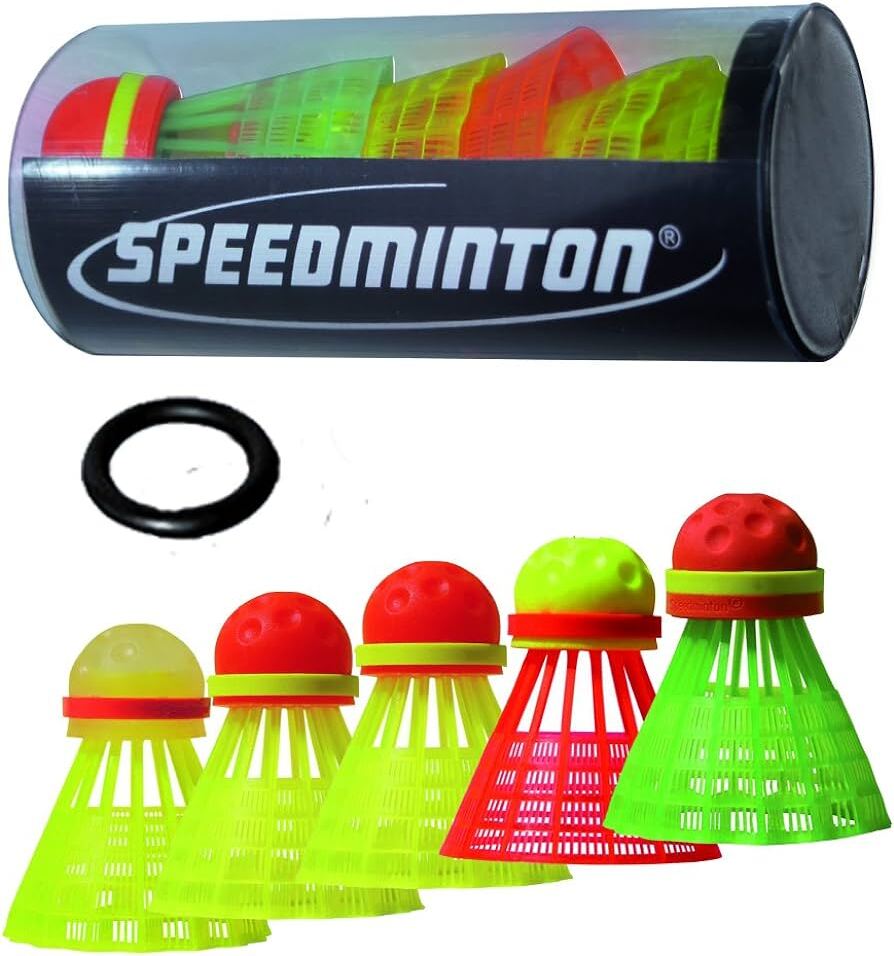Набір воланів Speedminton® Tube Mix (5 шт.) — фото 3