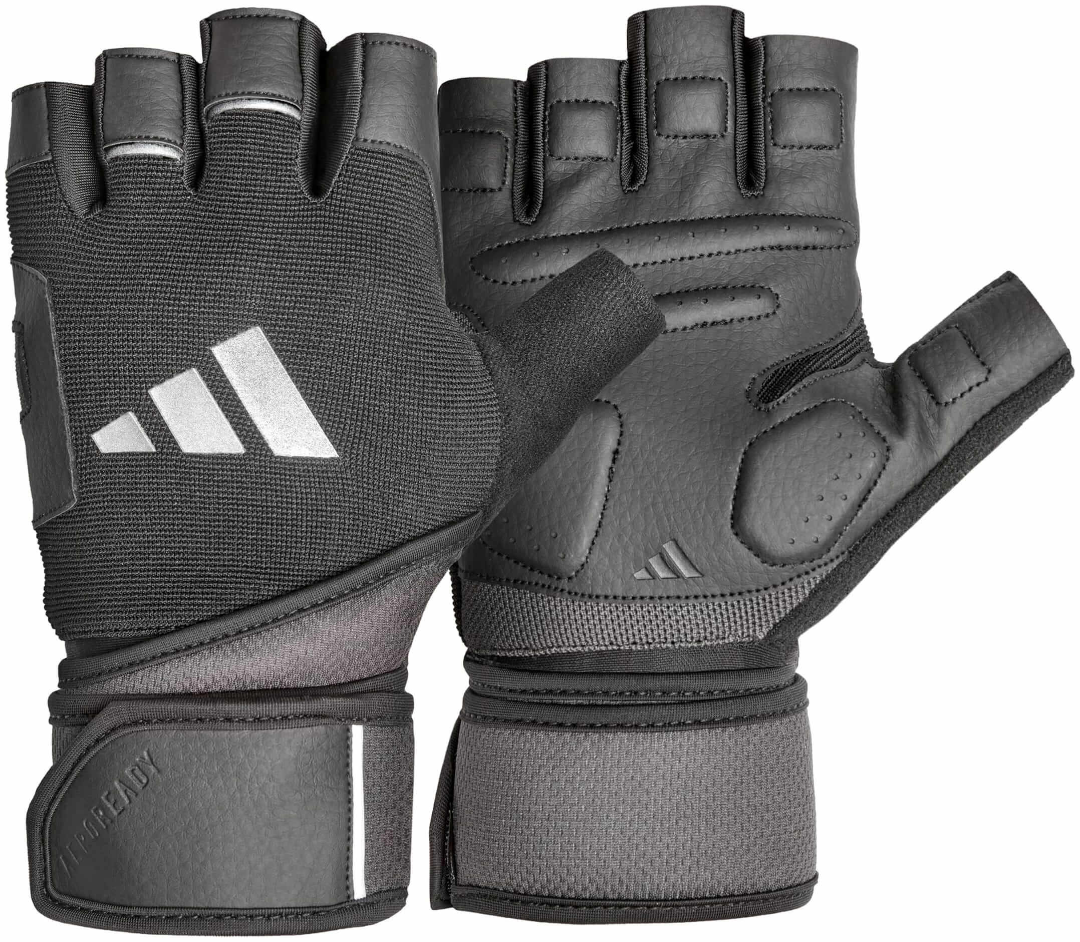 Рукавички для тренінгу Adidas Wrist Wrap Training Gloves чорний Уні XL — фото 1