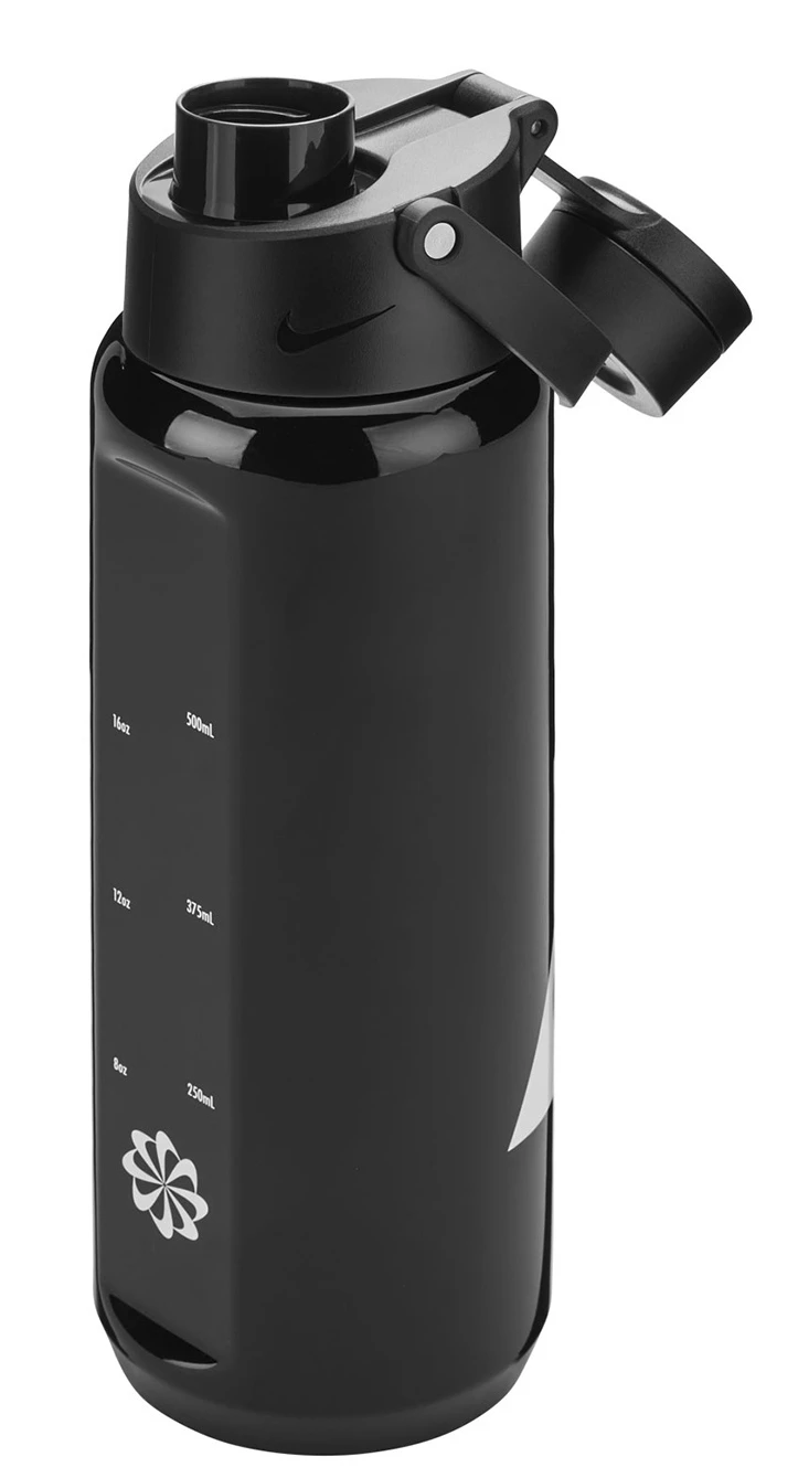 Пляшка Nike TR RENEW RECHARGE CHUG BOTTLE 24 OZ чорний, білий Уні 709 мл — фото 1
