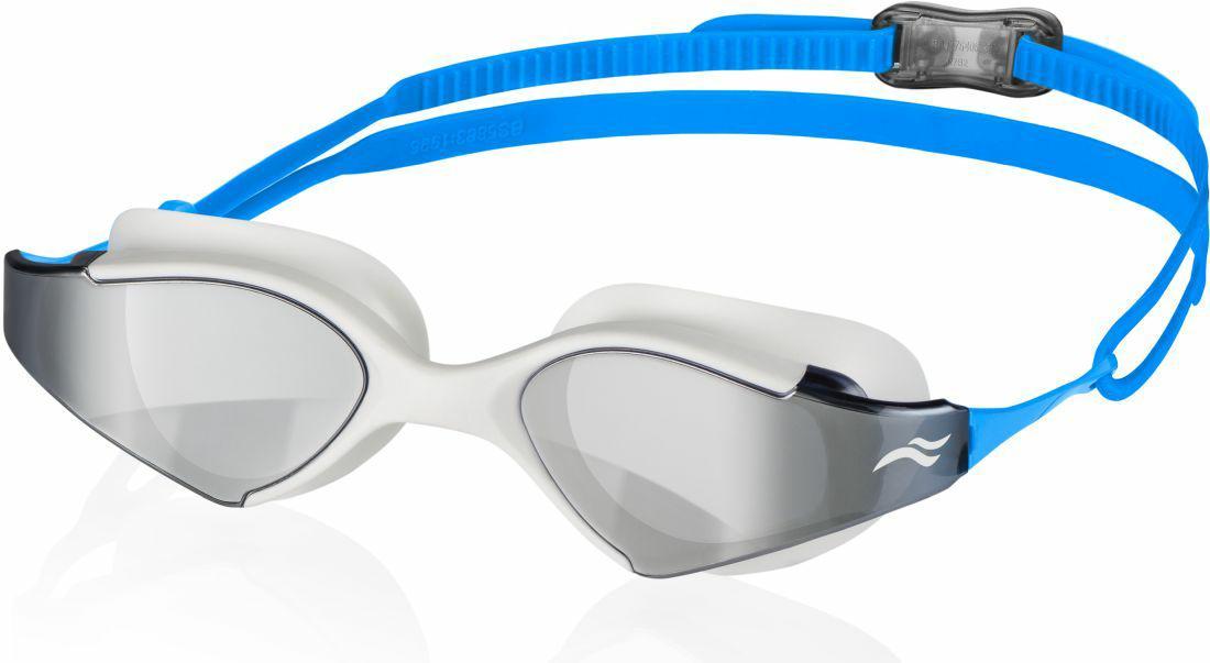 Окуляри для плавання Aqua Speed BLADE MIRROR 6139 білий, блакитний Уні OSFM — фото 1