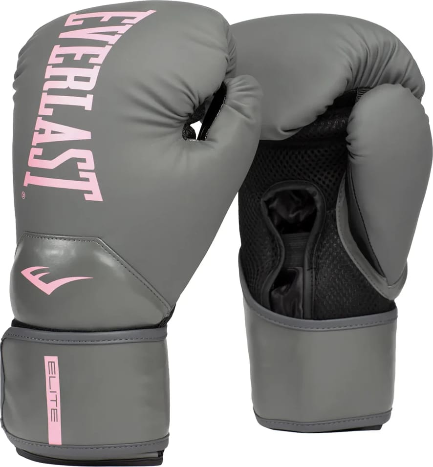 Боксерські рукавиці Everlast ELITE 2 BOXING GLOVES сірий, рожевий 10 унцій (P00003310) — фото 1