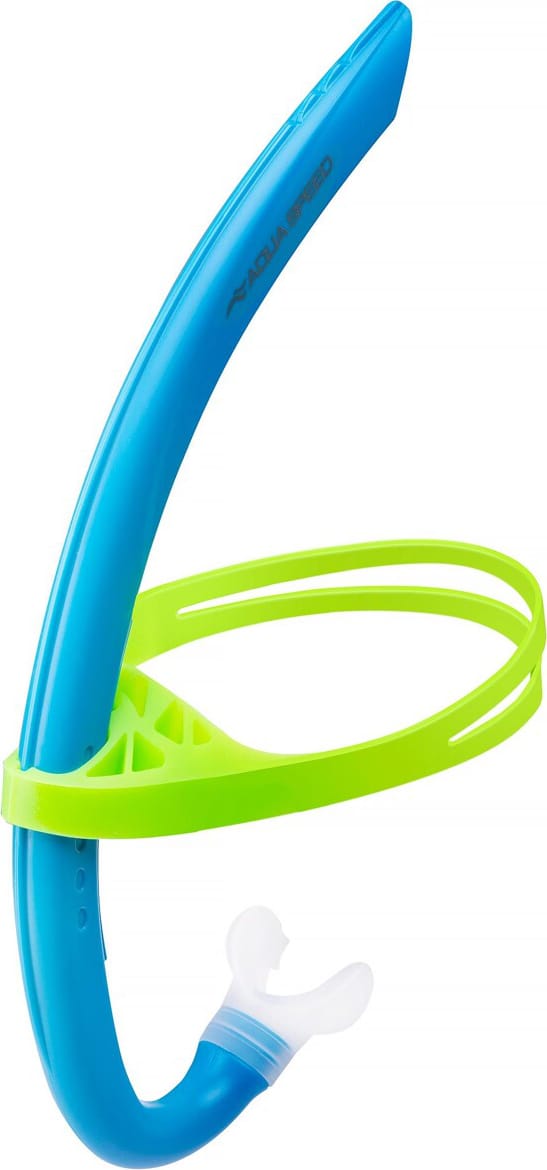 Дихальна трубка для снорклінгу Aqua Speed Juno Junior 62926 синій, зелений Діт One Size — фото 1