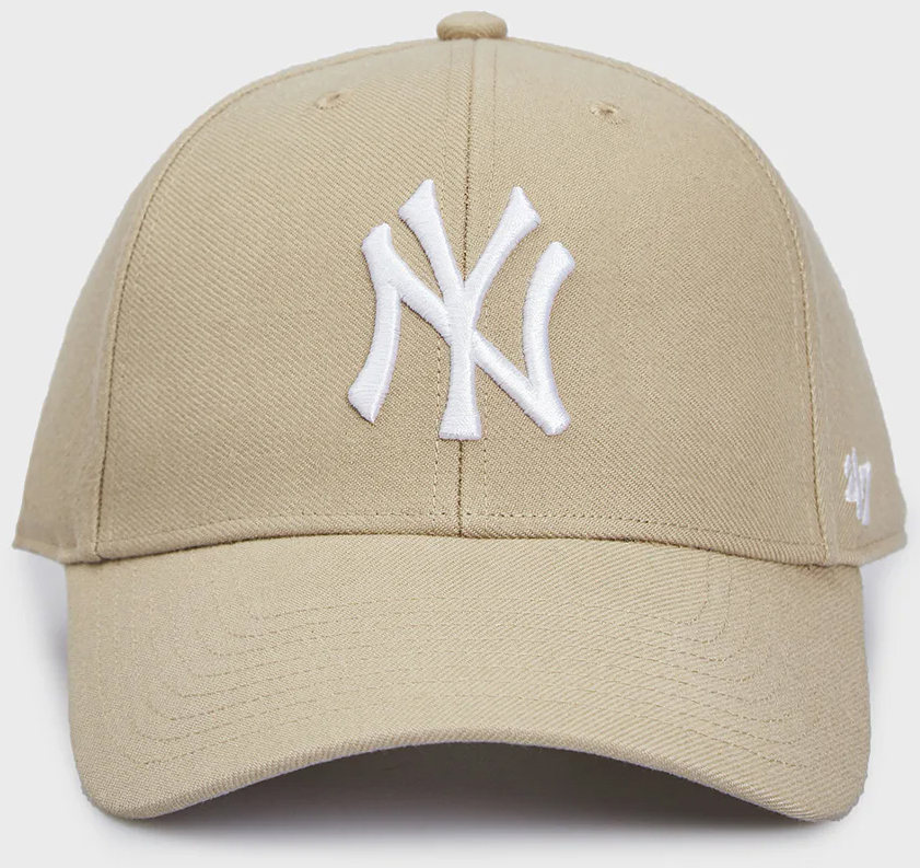 Кепка 47 Brand MLB NEW YORK YANKEES бежевий Уні OSFM — фото 1