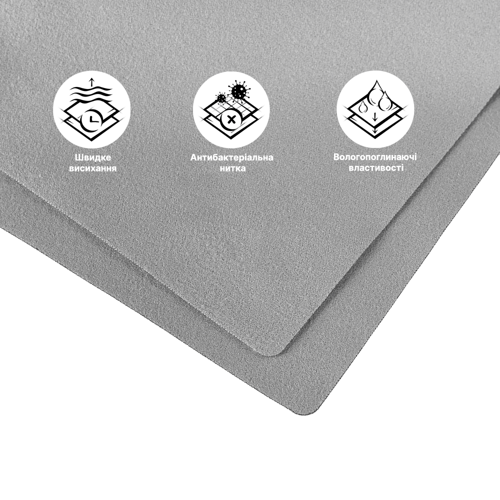 Хустинка Camotec EDC Microfiber Сіра (9400) — фото 2