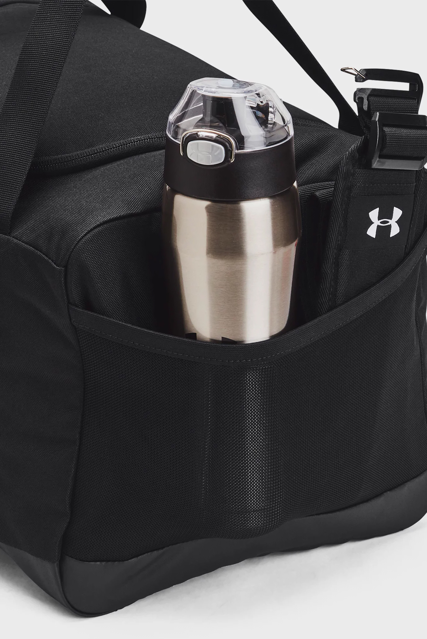 Спортивна сумка UA Triumph Duffle SM 1376466-001 Under Armour OSFM Чорний — фото 5